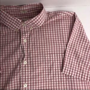 J. Crew Gringham Button Down XL